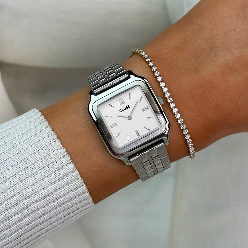 GRACIEUSE SILVER WATCH