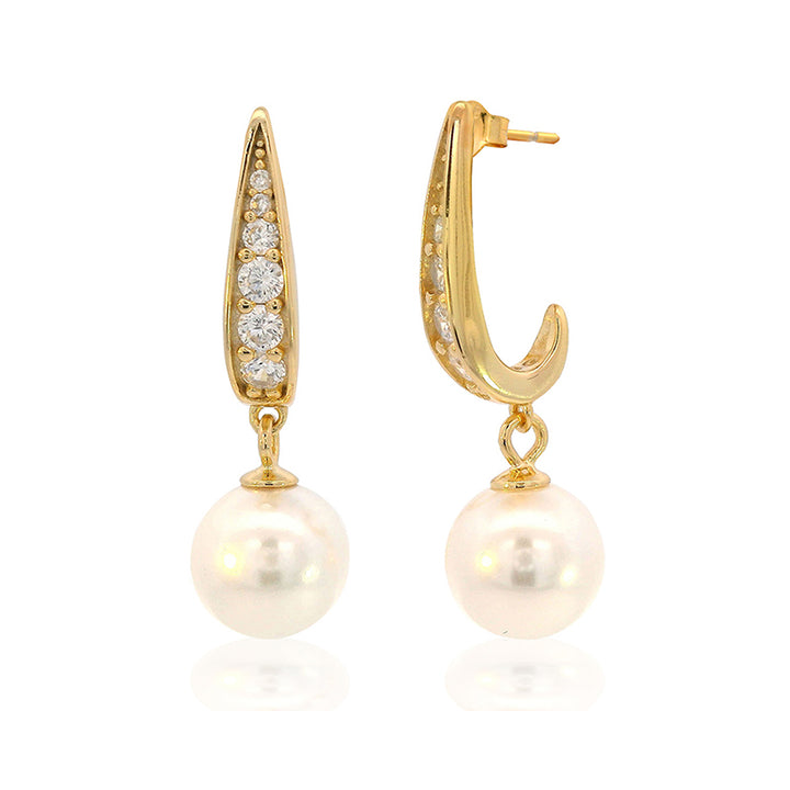 SERENE SHINE PEARL EARRINGS