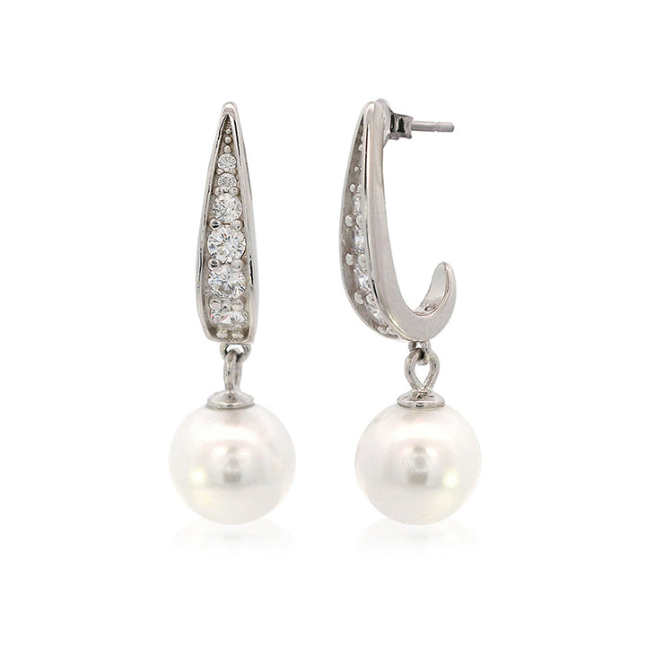 SERENE SHINE PEARL EARRINGS