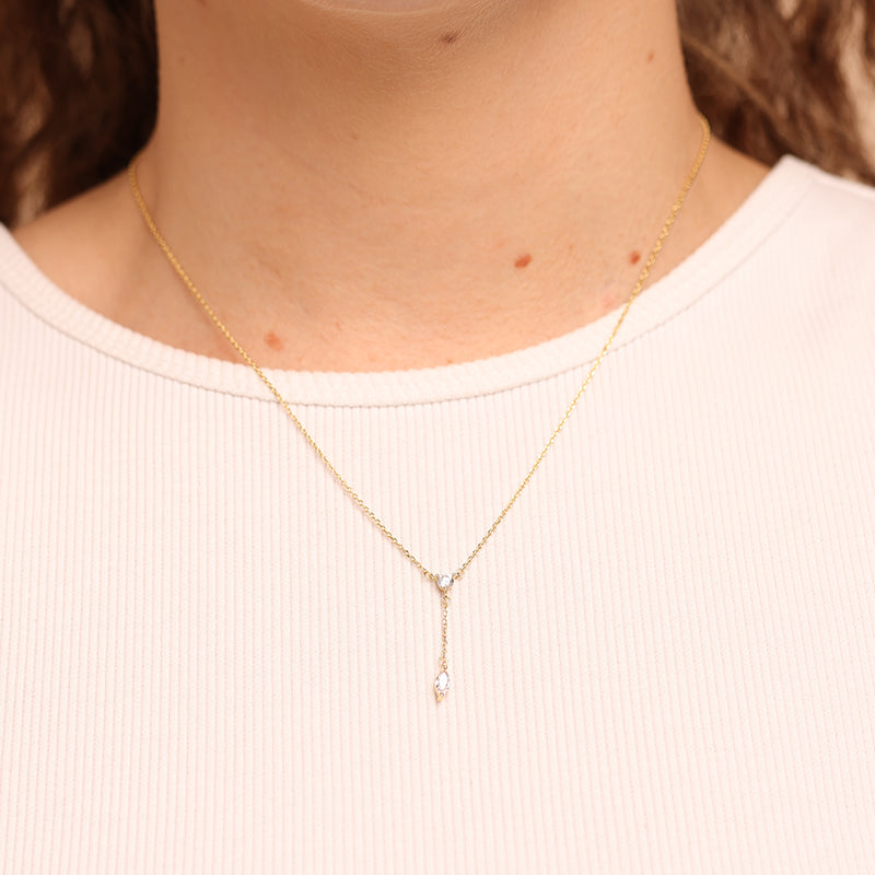 GLISTEN DROP NECKLACE