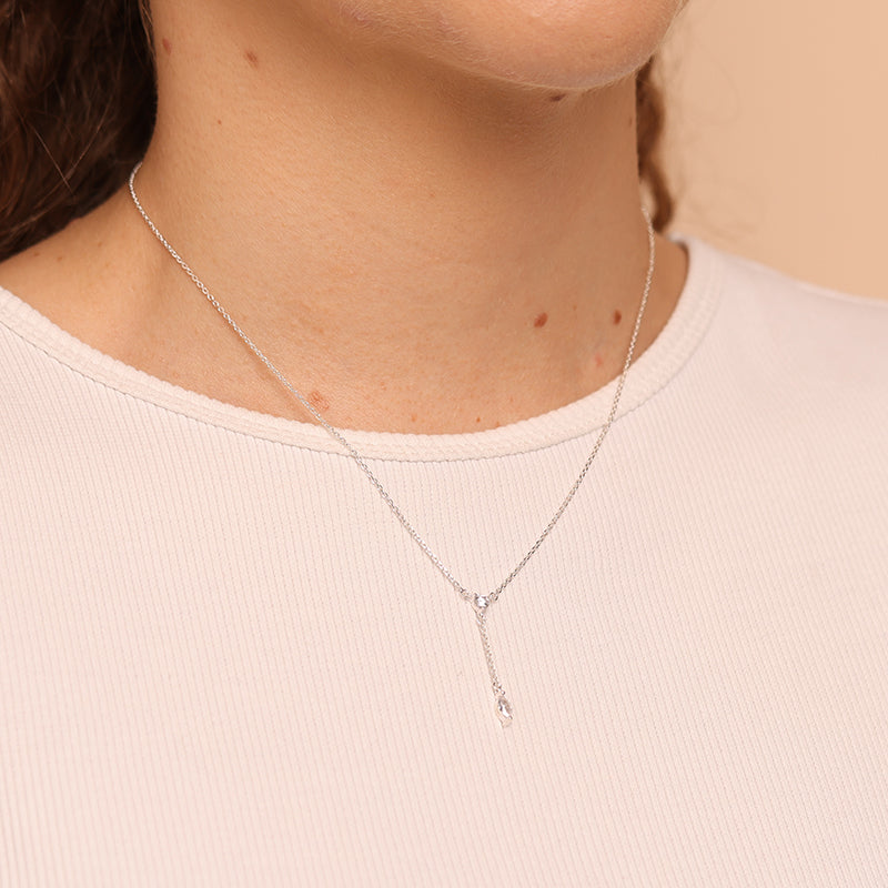 GLISTEN DROP NECKLACE