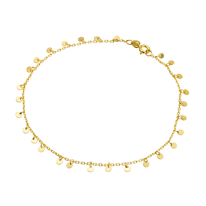 GOLDEN TOKEN ANKLET