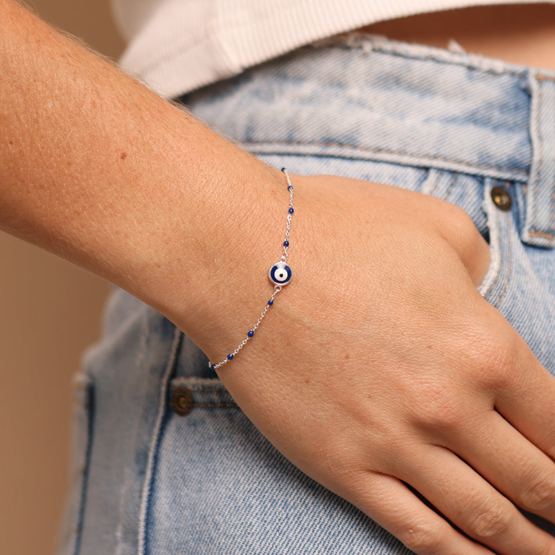 INDIGO EVIL EYE BRACELET
