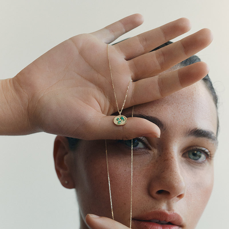 CREATIVITY REIGNS EMERALD CHARM