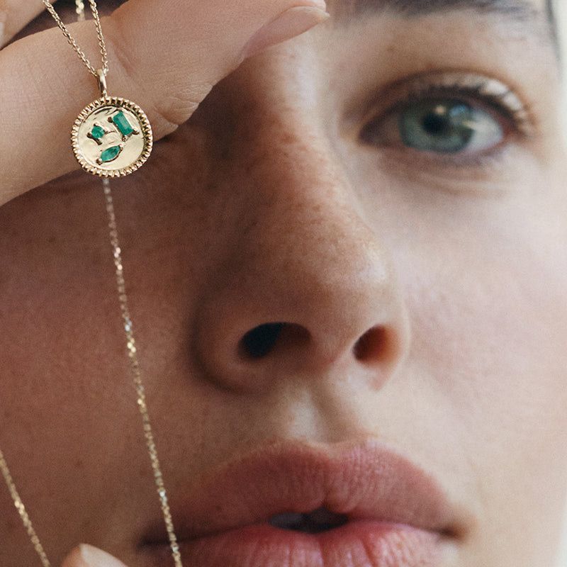 CREATIVITY REIGNS EMERALD CHARM