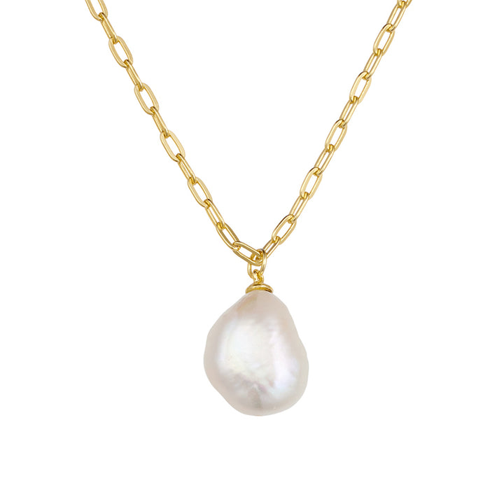 LUMIERE PEARL DROP NECKLACE