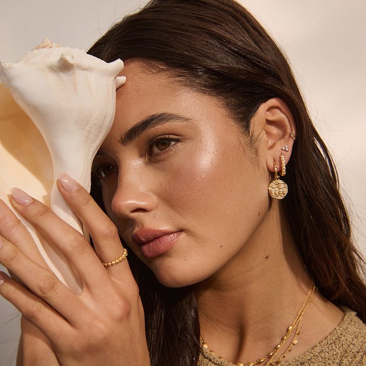 OCEAN DREAMER HOOP EARRINGS