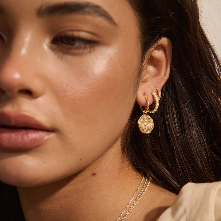 OCEAN DREAMER HOOP EARRINGS