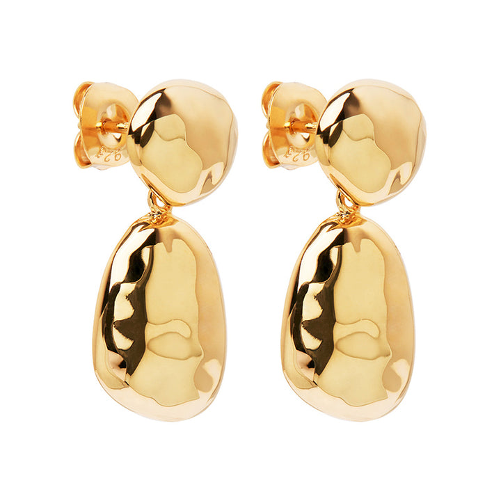 DOUBLE PEBBLET EARRINGS