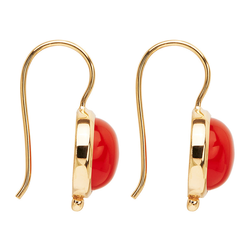 GERANIO RED ONYX EARRINGS