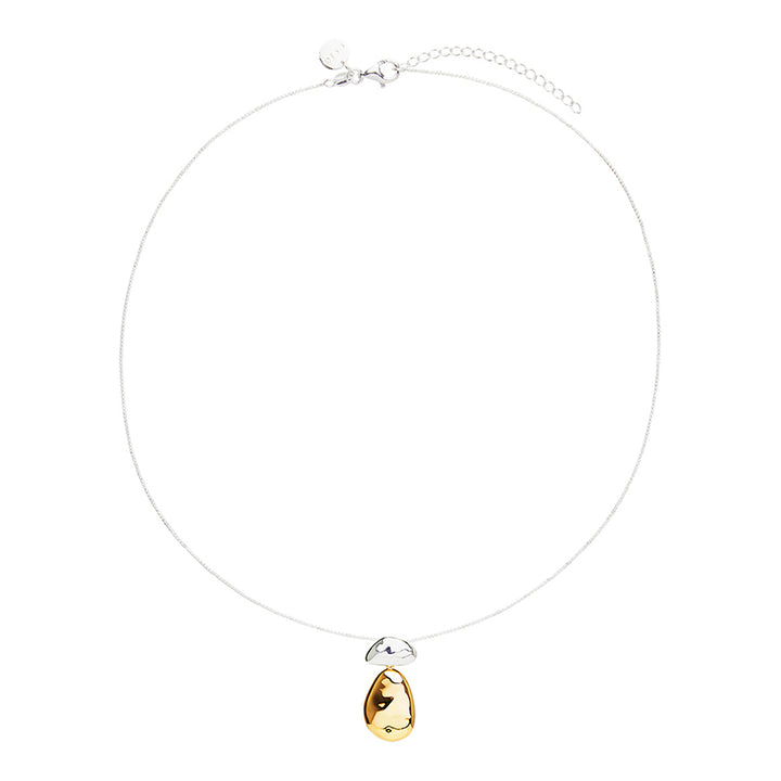 DOUBLE PEBBLET NECKLACE
