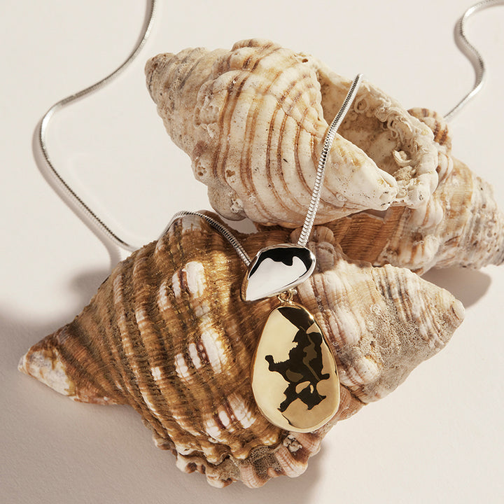 DOUBLE PEBBLET NECKLACE