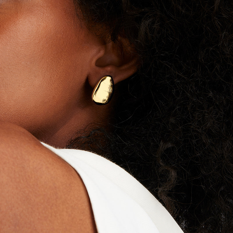 PEBBLESTONE STUD EARRINGS