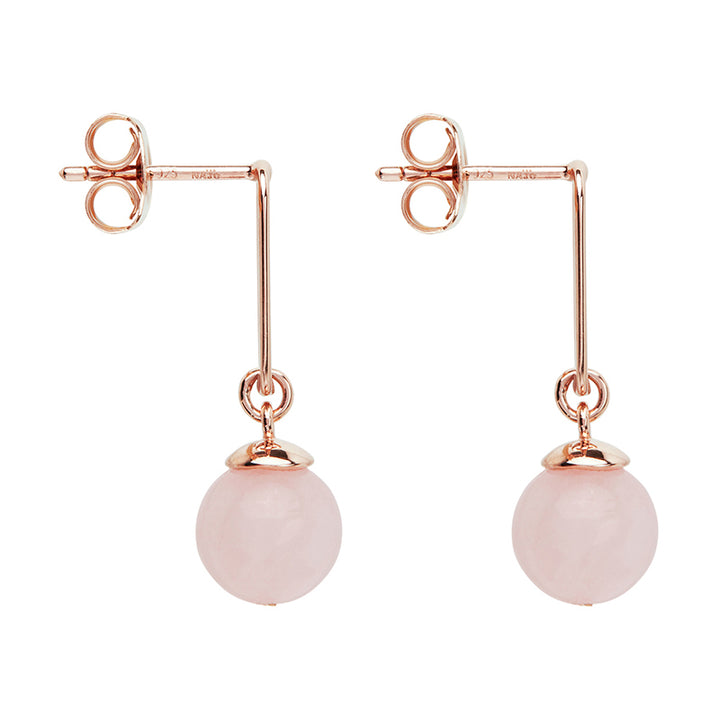 ALBA ROSE QUARTZ EARRINGS
