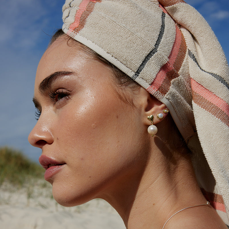 LISTEN TO YOUR HEART PEARL EARRINGS