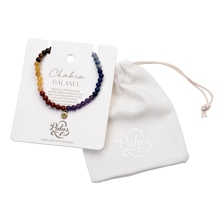 CHAKRA HEALING GEM BRACELET