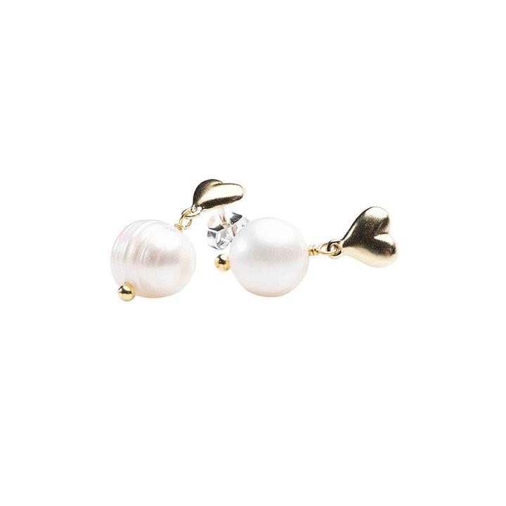LISTEN TO YOUR HEART PEARL EARRINGS