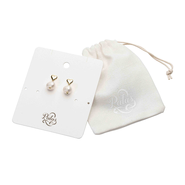 LISTEN TO YOUR HEART PEARL EARRINGS