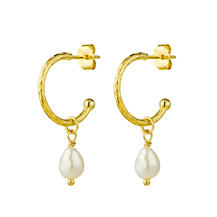 PEARL DROPLET HOOPS