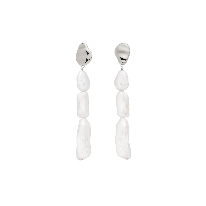 CIELO LONG PEARL DROP EARRINGS