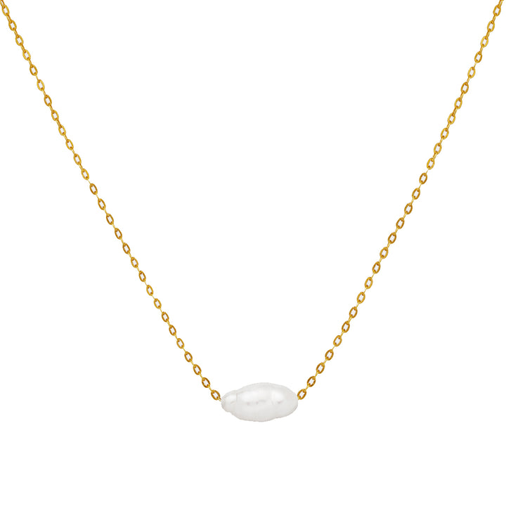 CIELO SINGLE PEARL NECKLACE