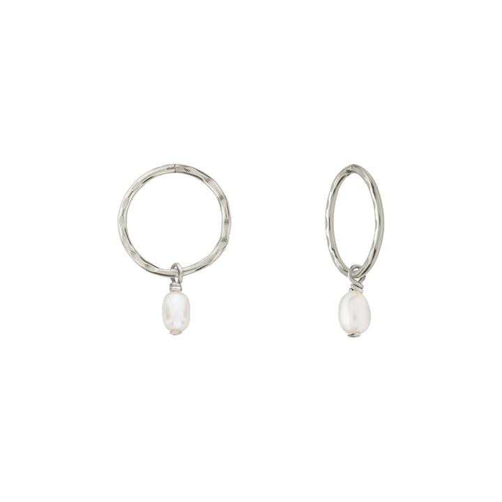 MINI PEARL HOOPS