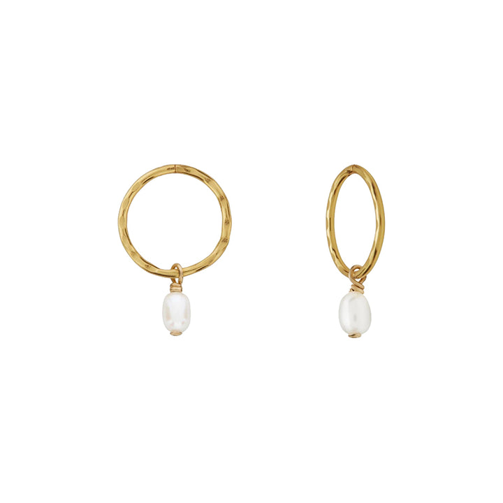 MINI PEARL HOOPS