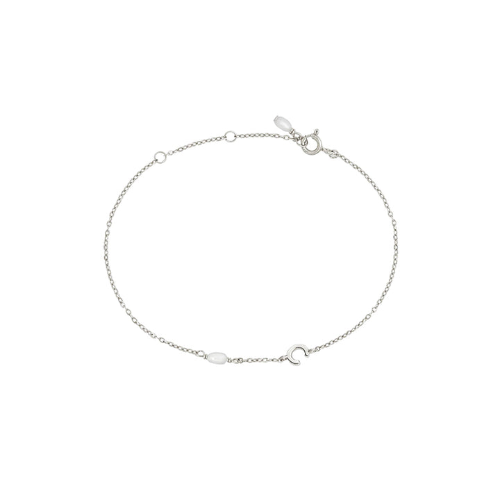 PEARL LETTER BRACELET