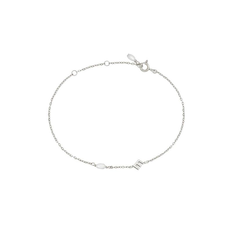 PEARL LETTER BRACELET