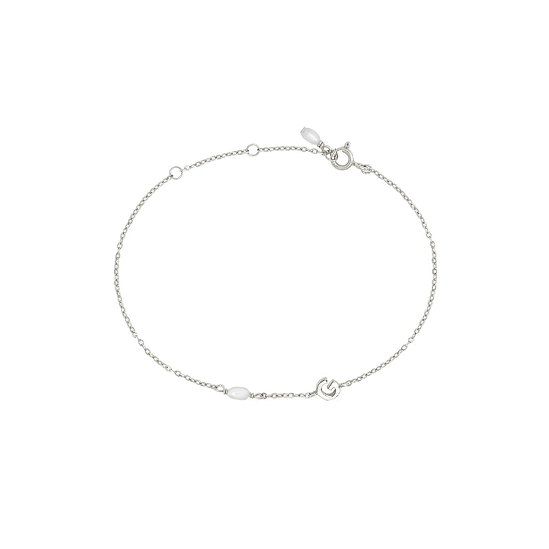PEARL LETTER BRACELET