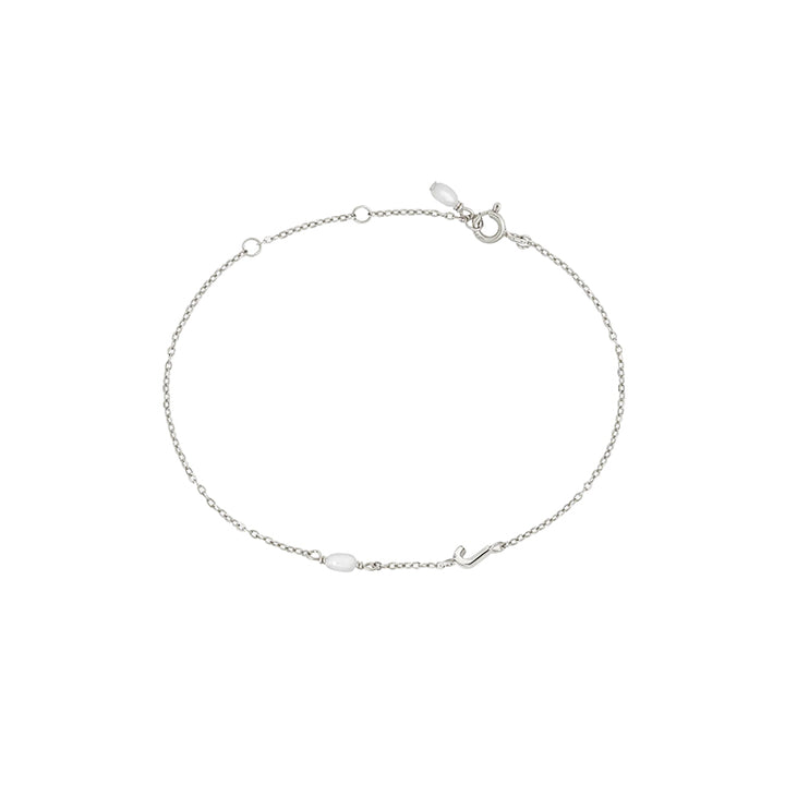 PEARL LETTER BRACELET