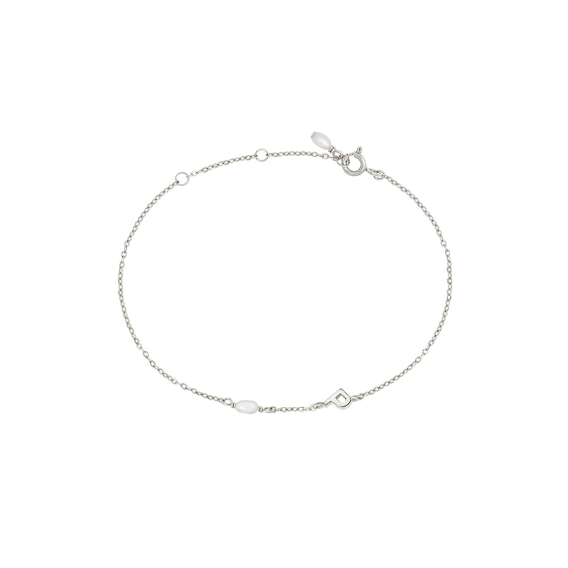 PEARL LETTER BRACELET