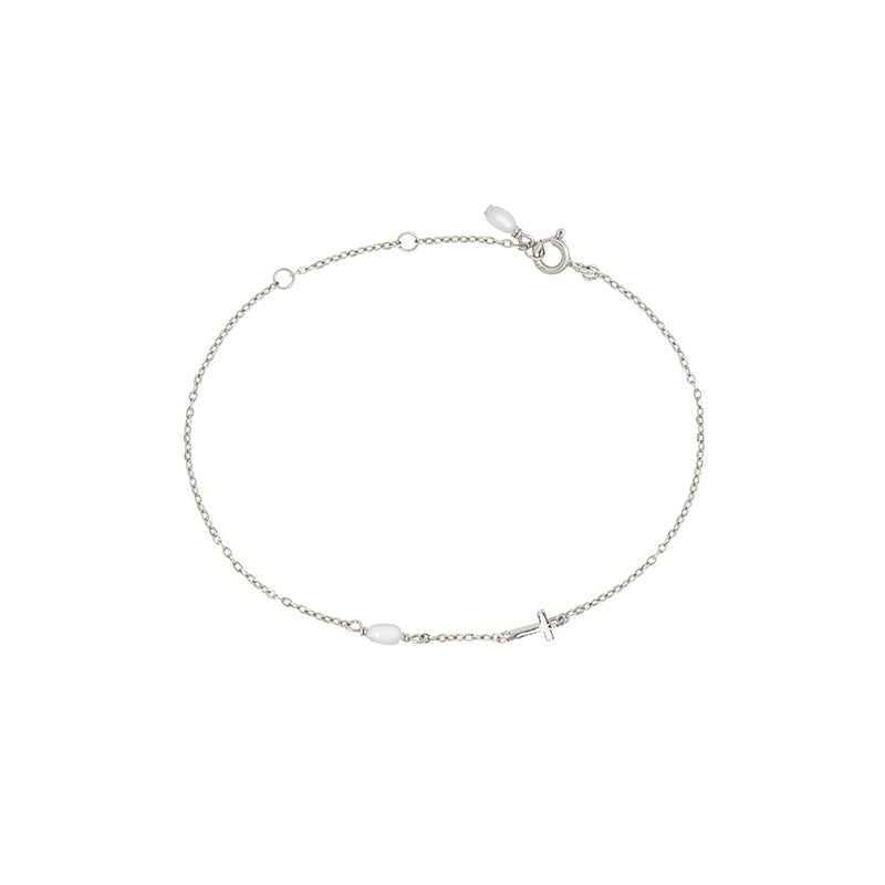 PEARL LETTER BRACELET
