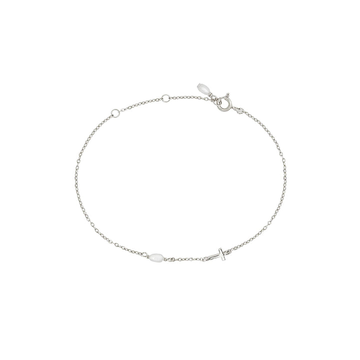 PEARL LETTER BRACELET