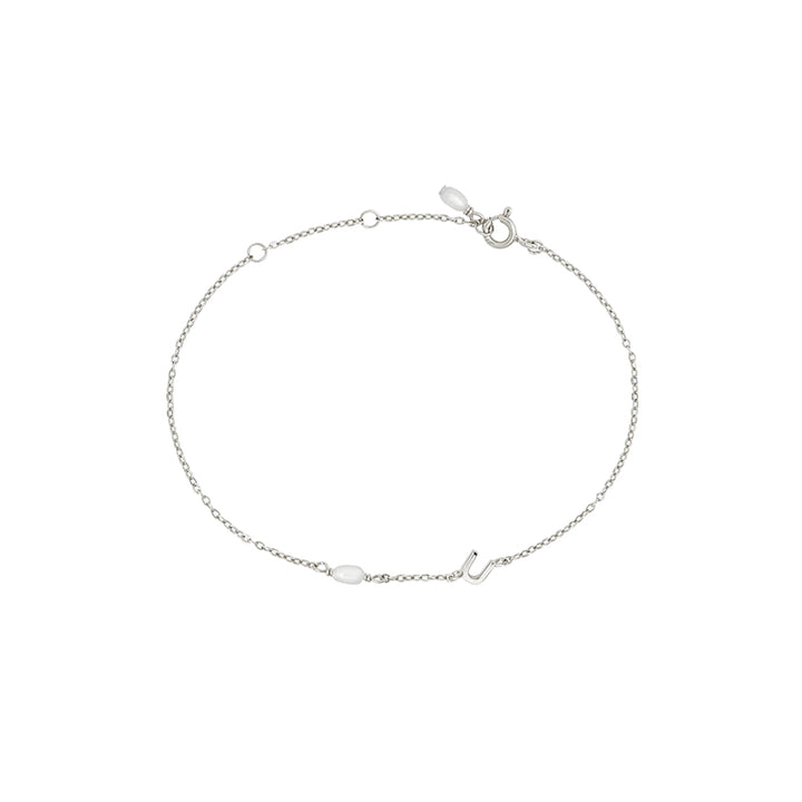 PEARL LETTER BRACELET