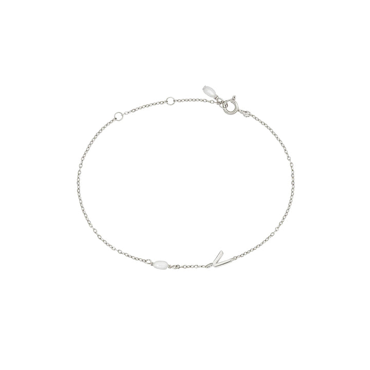 PEARL LETTER BRACELET