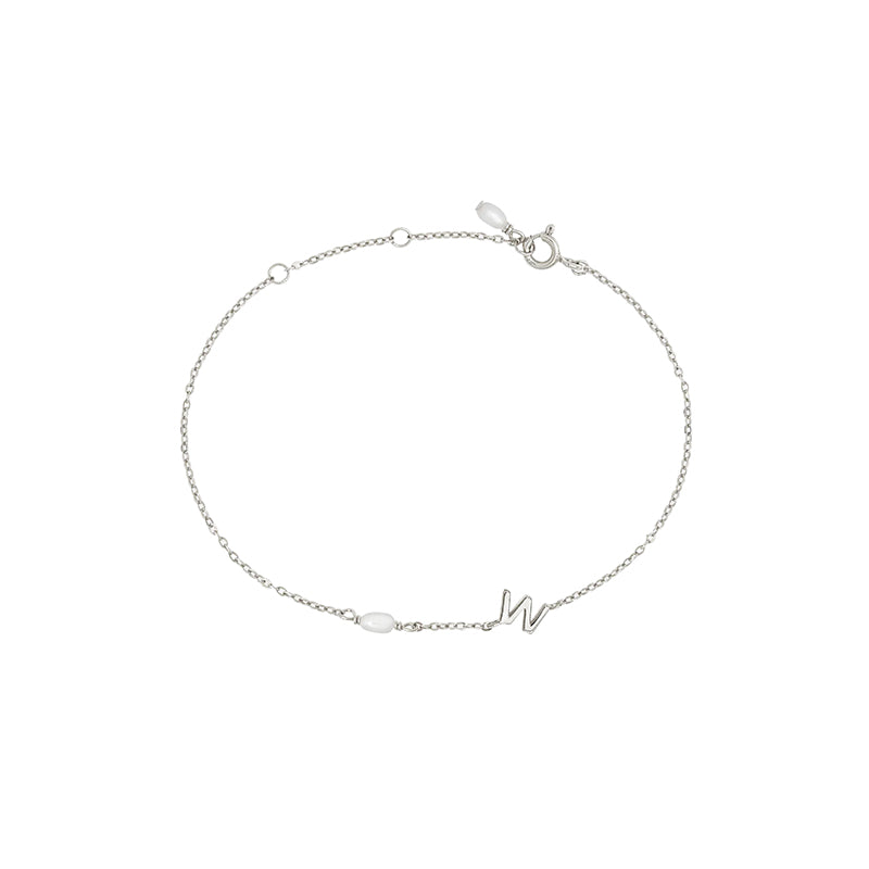 PEARL LETTER BRACELET
