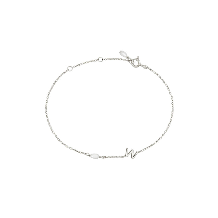 PEARL LETTER BRACELET