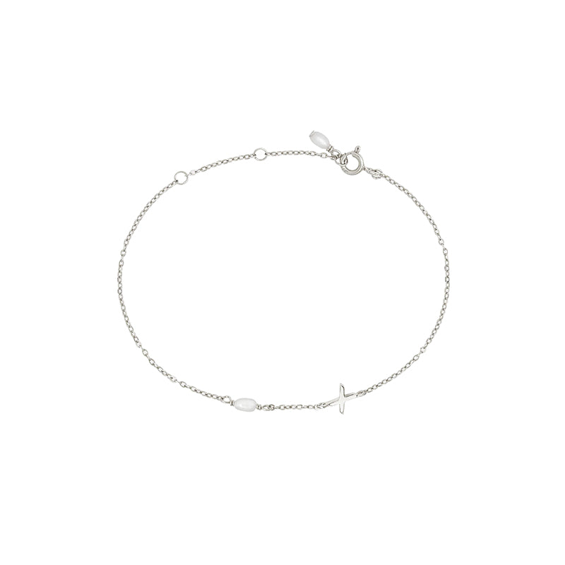PEARL LETTER BRACELET