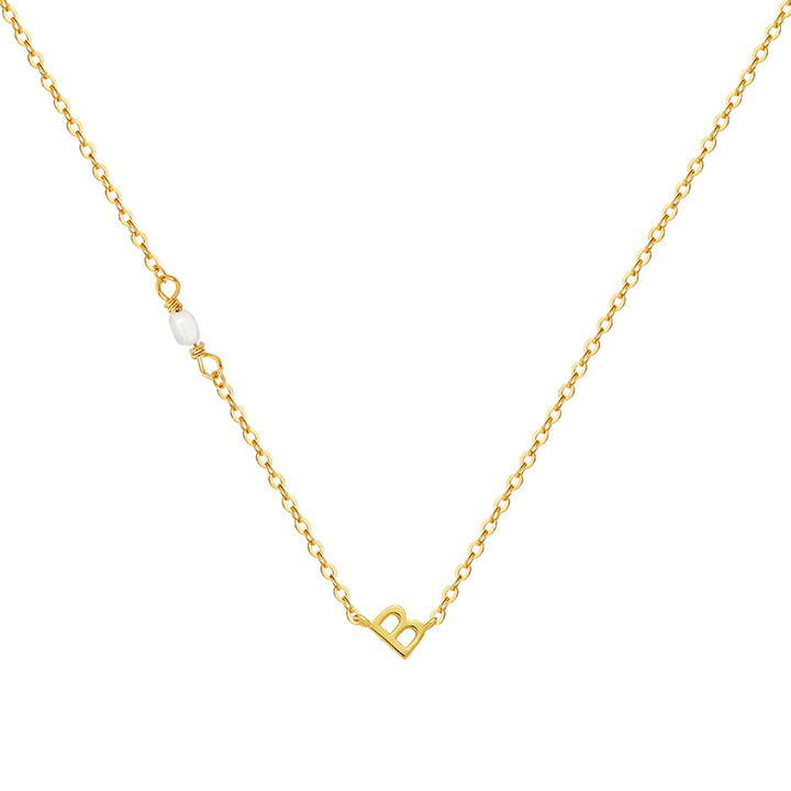 PEARL LETTER NECKLACE