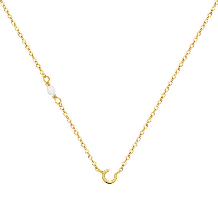 PEARL LETTER NECKLACE