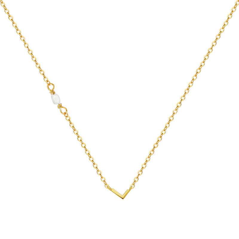 PEARL LETTER NECKLACE
