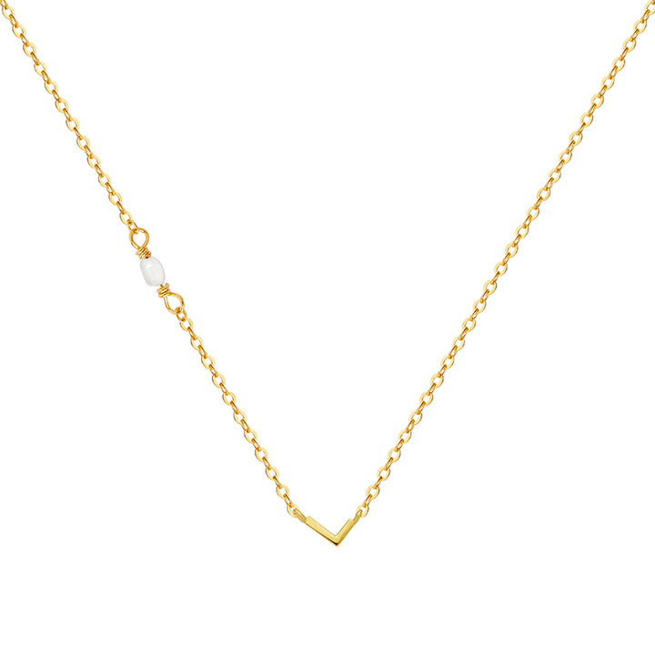PEARL LETTER NECKLACE