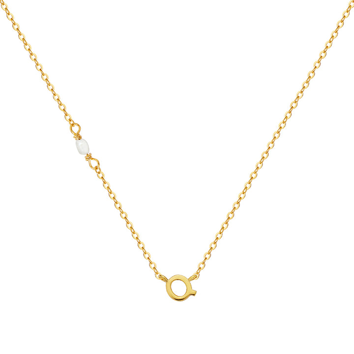 PEARL LETTER NECKLACE