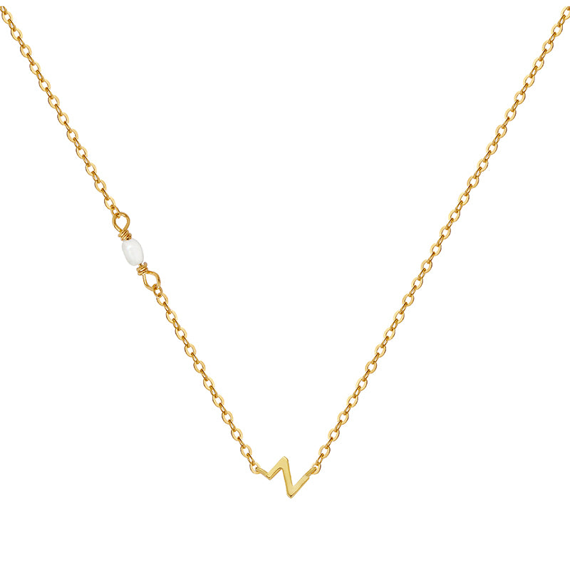 PEARL LETTER NECKLACE