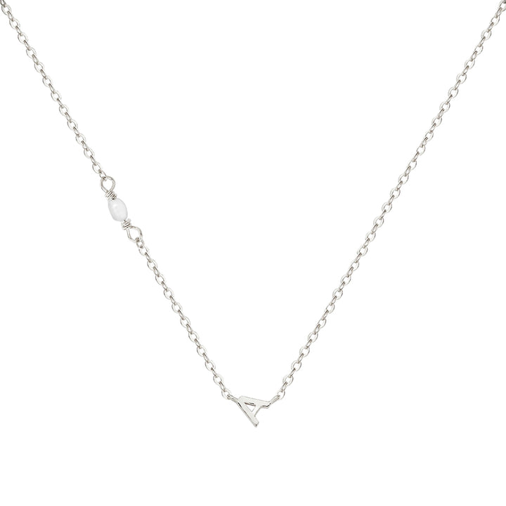 PEARL LETTER NECKLACE