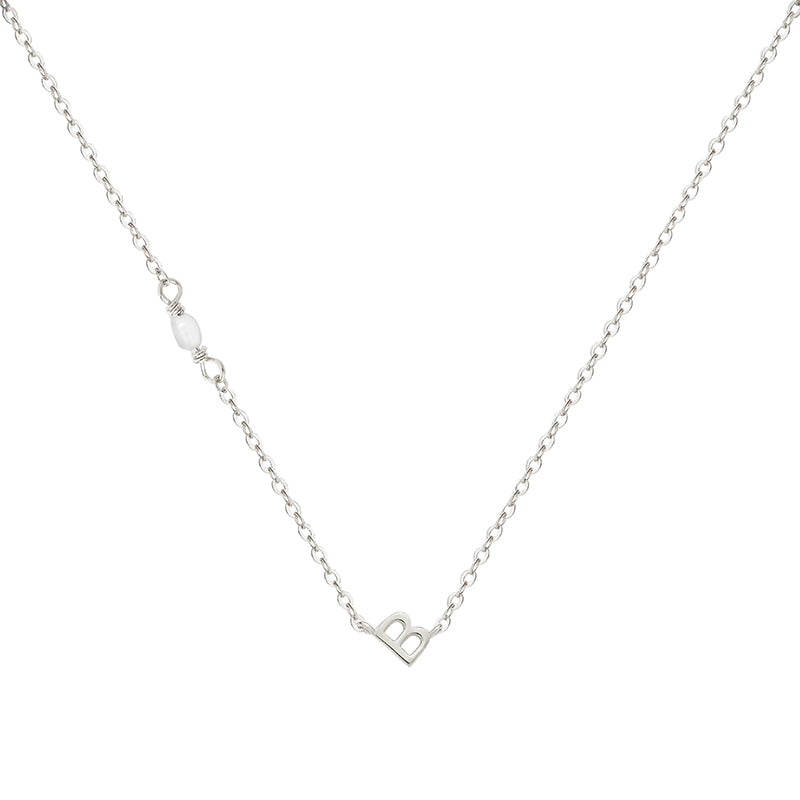 PEARL LETTER NECKLACE