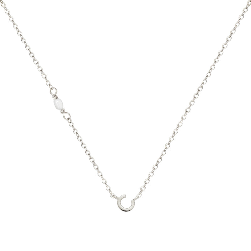 PEARL LETTER NECKLACE
