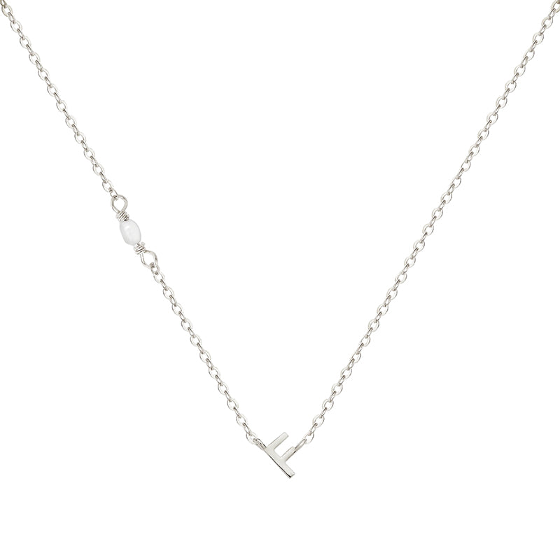 PEARL LETTER NECKLACE