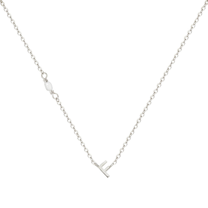 PEARL LETTER NECKLACE